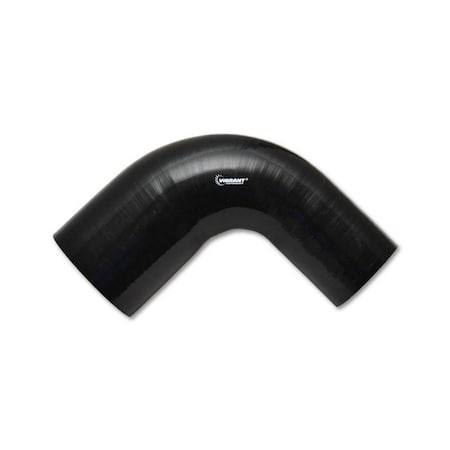 Vibrant Performance 4 PLY 90 DEGREE REDUCER ELBOW, 2.5IN ID X 3IN ID X 8IN LEG LENGTH - BLACK 2782